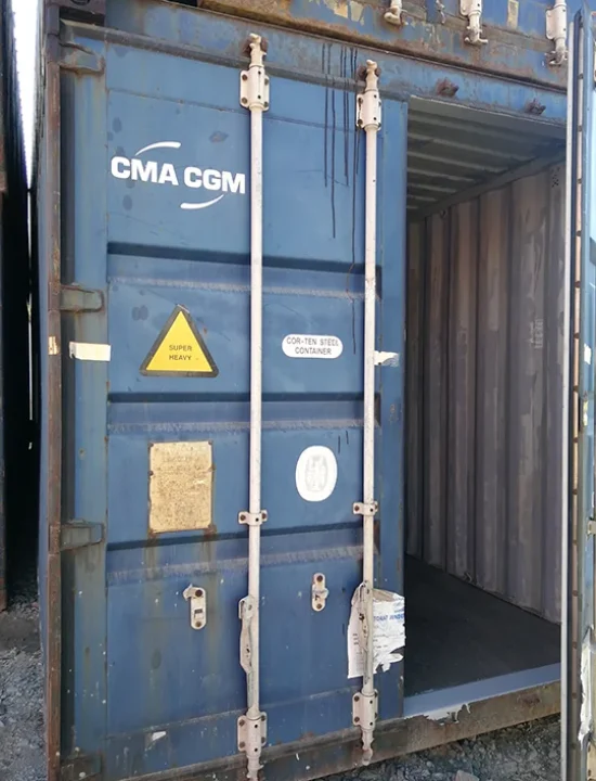 Contenedor marítimo de 40 pies en venta